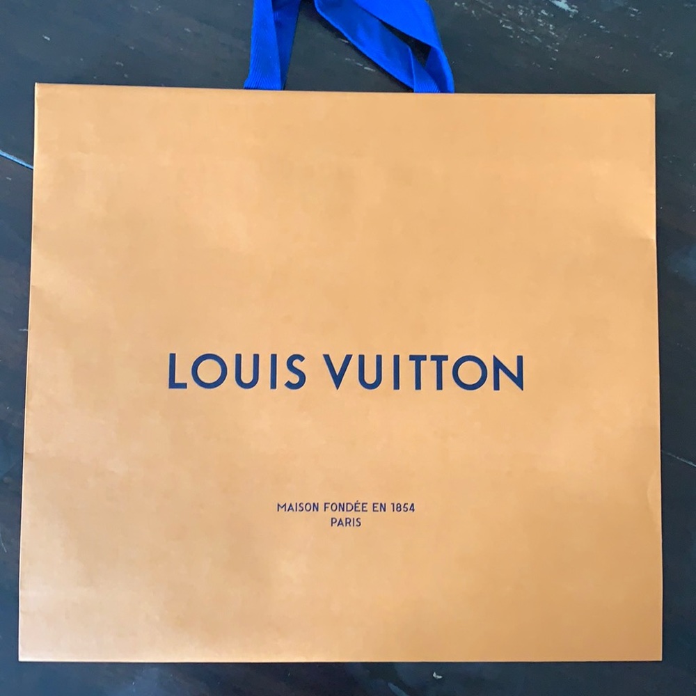 EXTRA large LV paper shopping bag